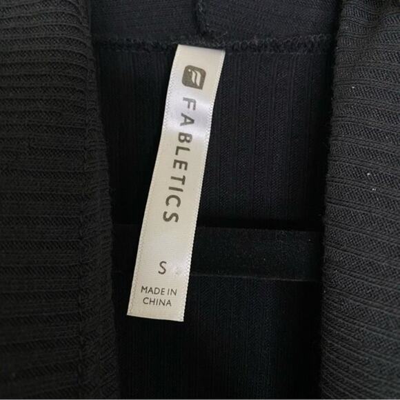 Fabletics Black Austin Wrap Thumb Hole Twist Front Cardigan Small - Picture 5 of 10